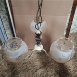 Antique 3-arm chandelier