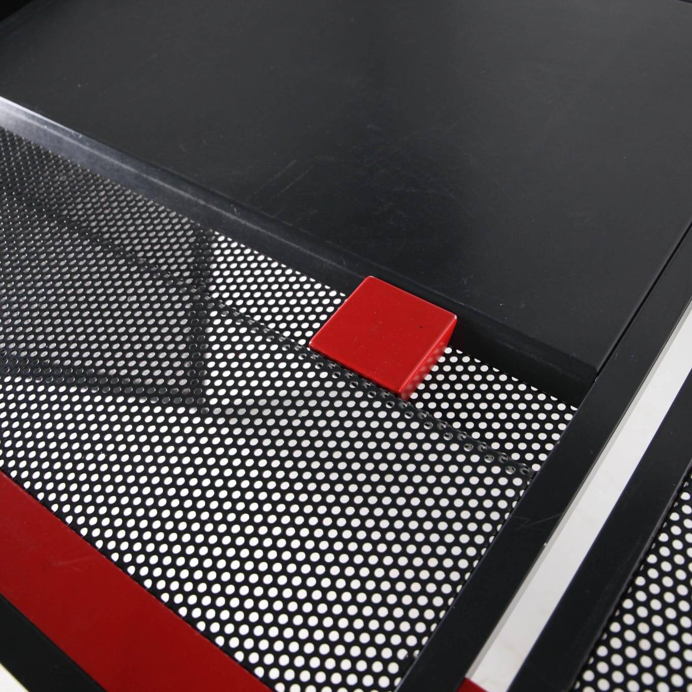 Memphis style iron desk and chair