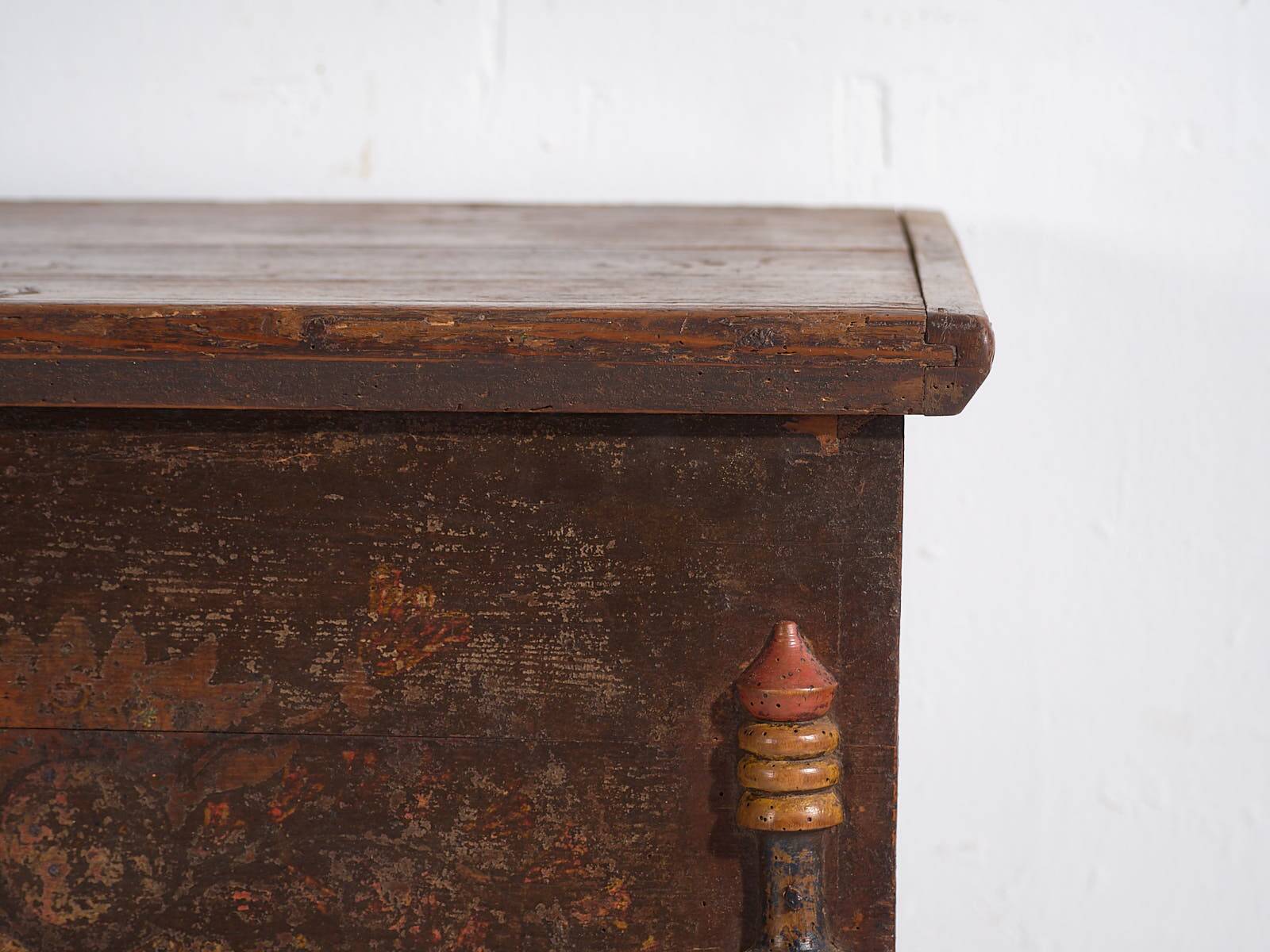 Antique storage trunk dated 1861 #23