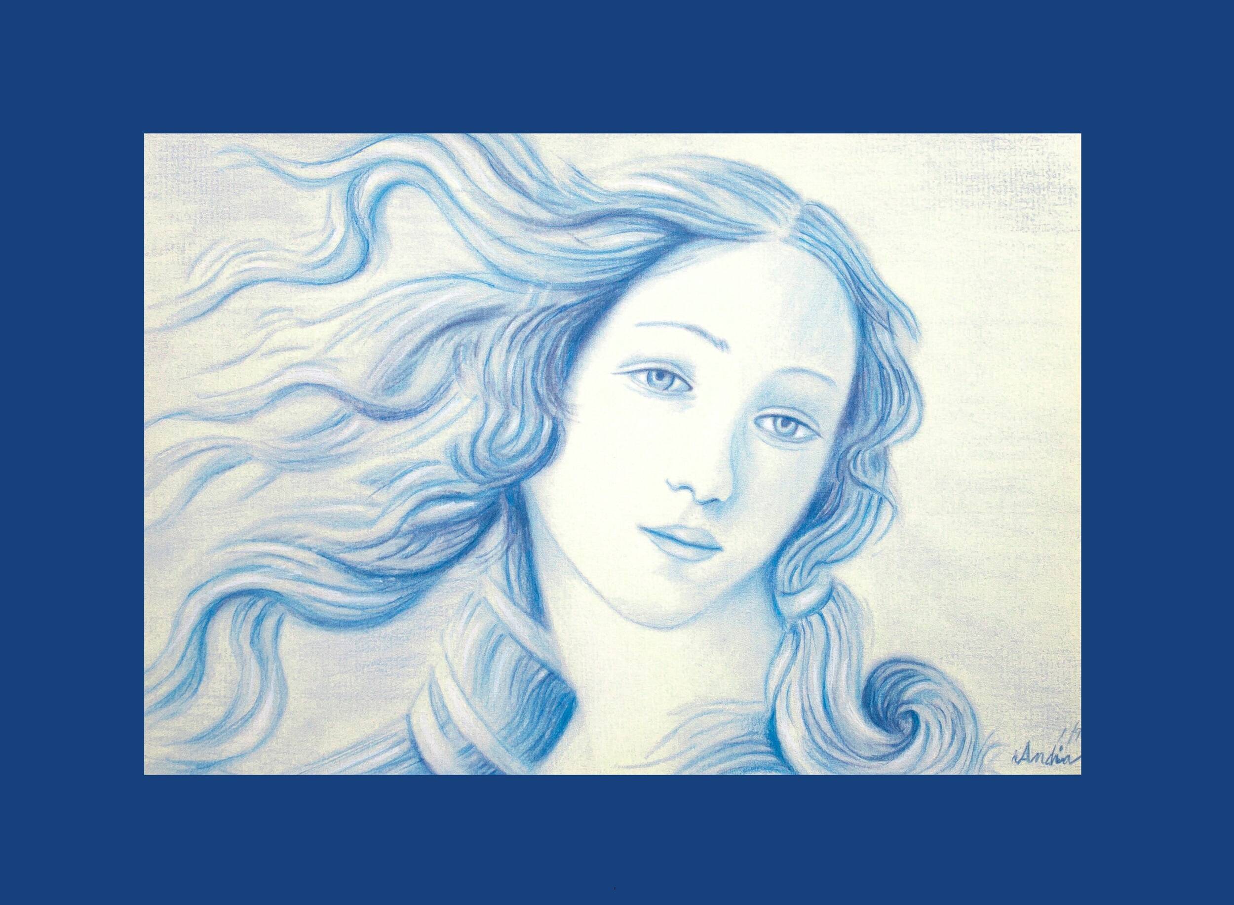 Dibujo al pastel. Pastel painting.