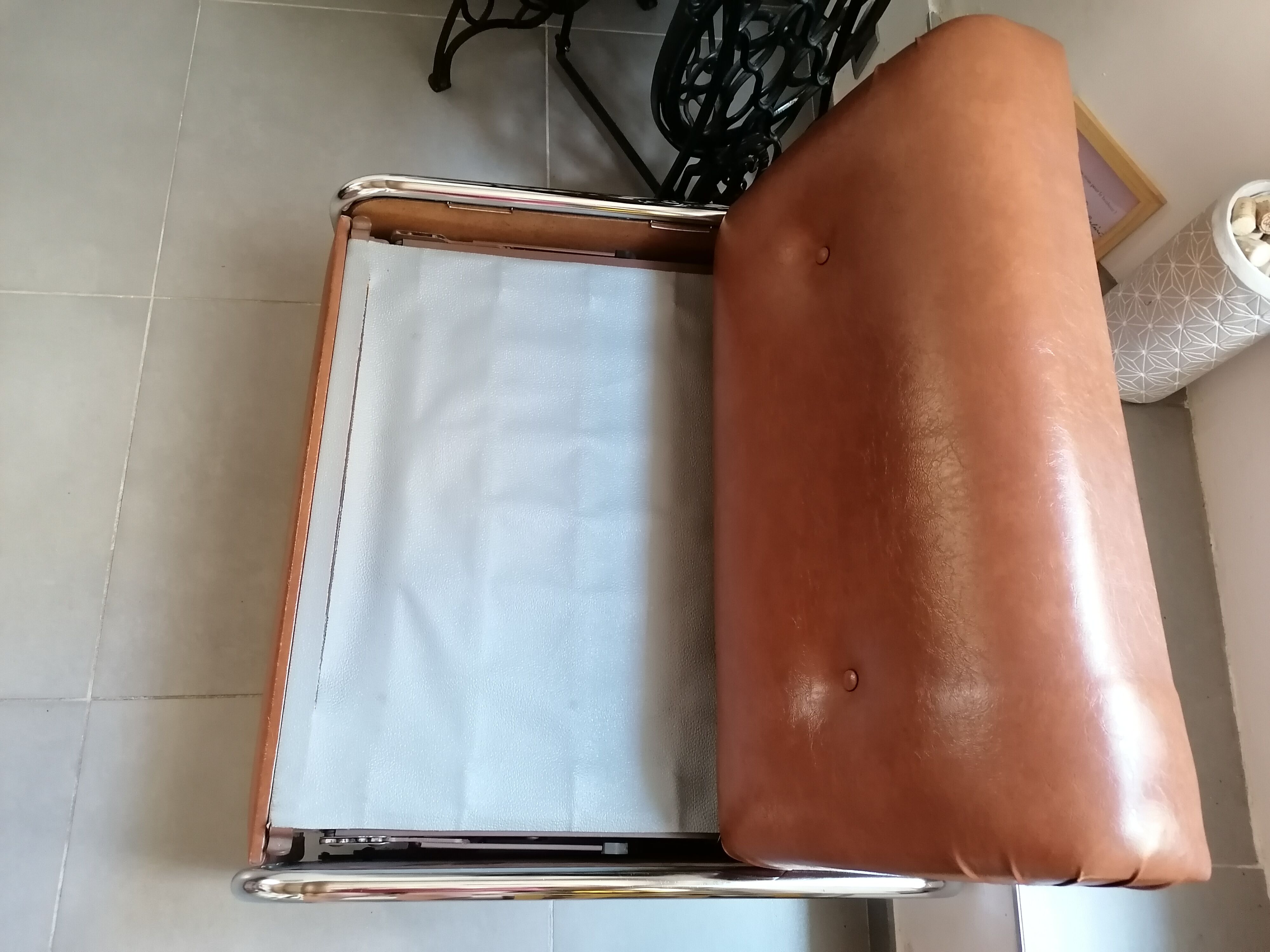 Vintage convertible chair 70