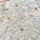 Map Shell Auvergne Cévennes 1959