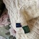 Pure natural wool English blanket