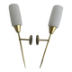 Pair of vintage "maison arlus" wall lights