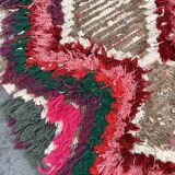 Colorful Azilal Berber rug - 136 x 66 cm