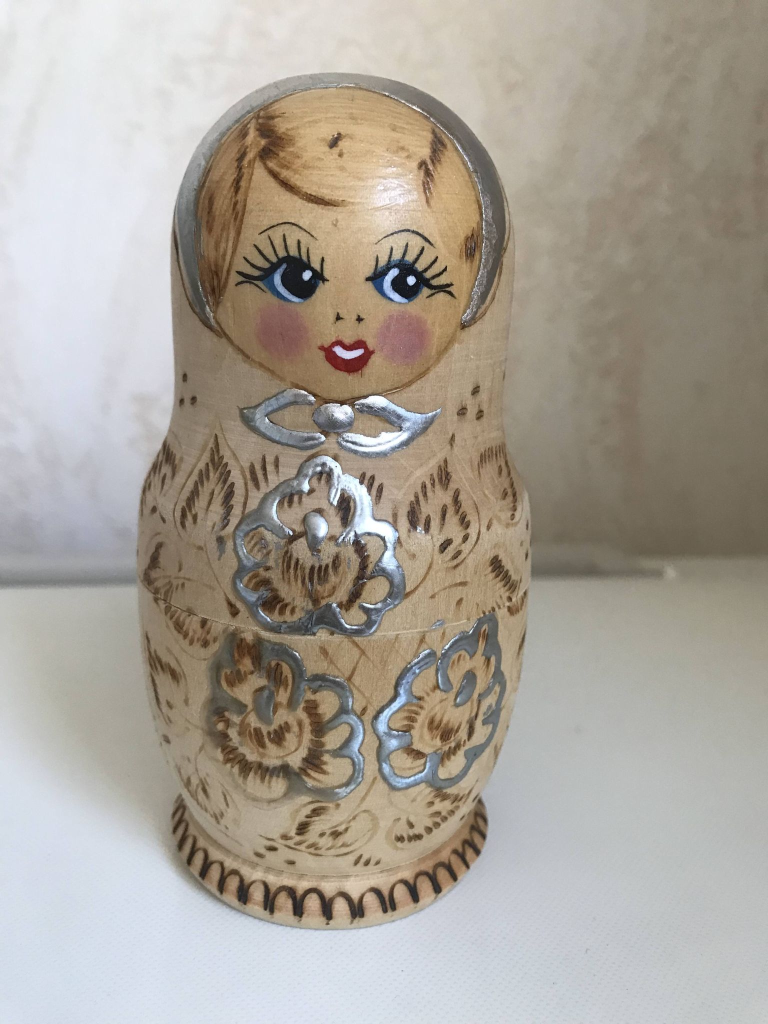 Set of wooden dolls