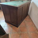 Solid oak minister's desk