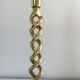 Twisted lamp in solid brass