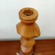Bougeoir totem scandinave en bois