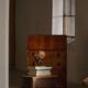 Scandinavian oak stool/box from the early 20th century, 1900s.
