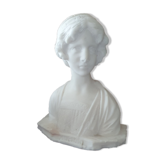 Bust of young woman L.Mignon
