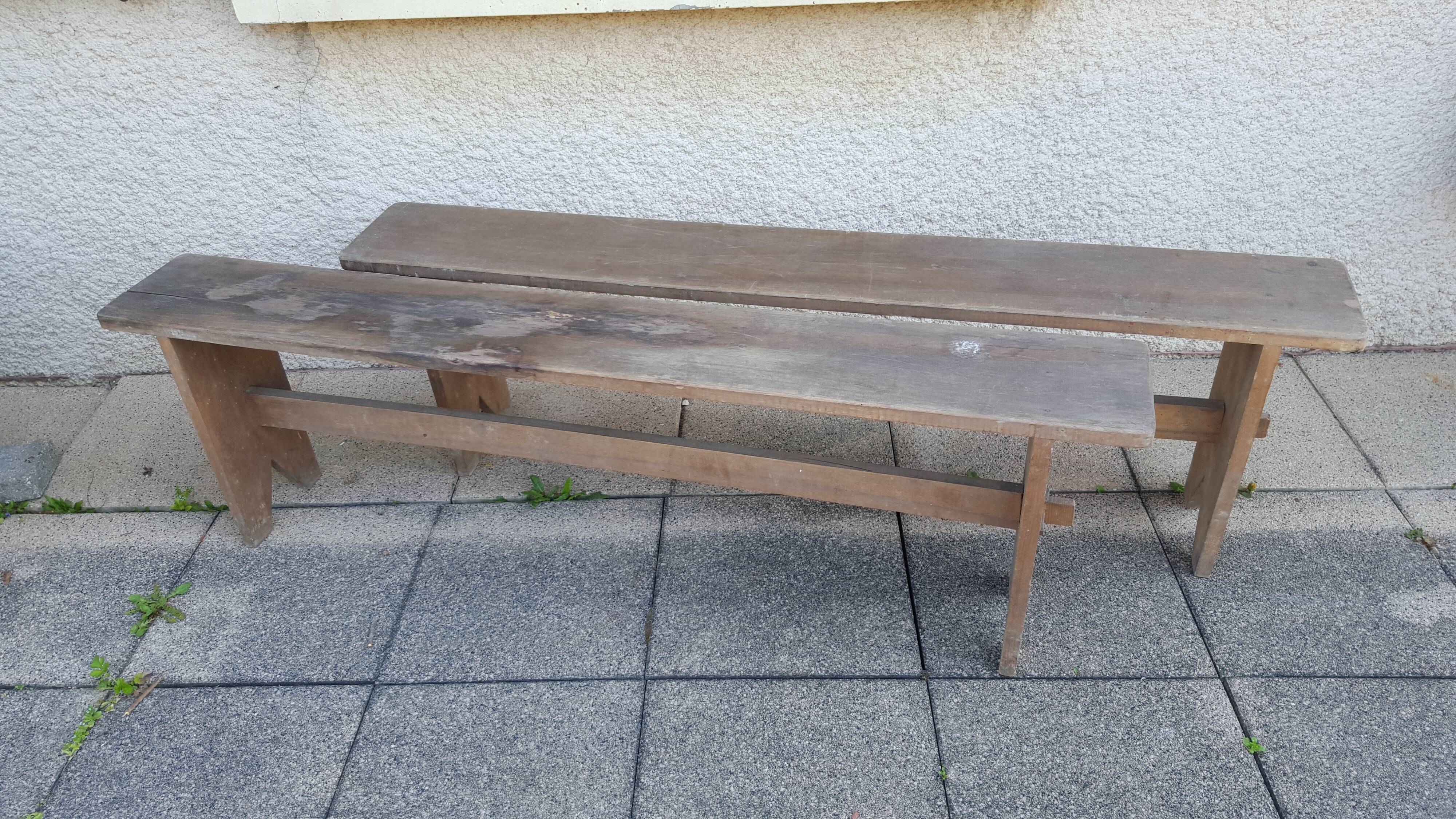 Pair of old benches