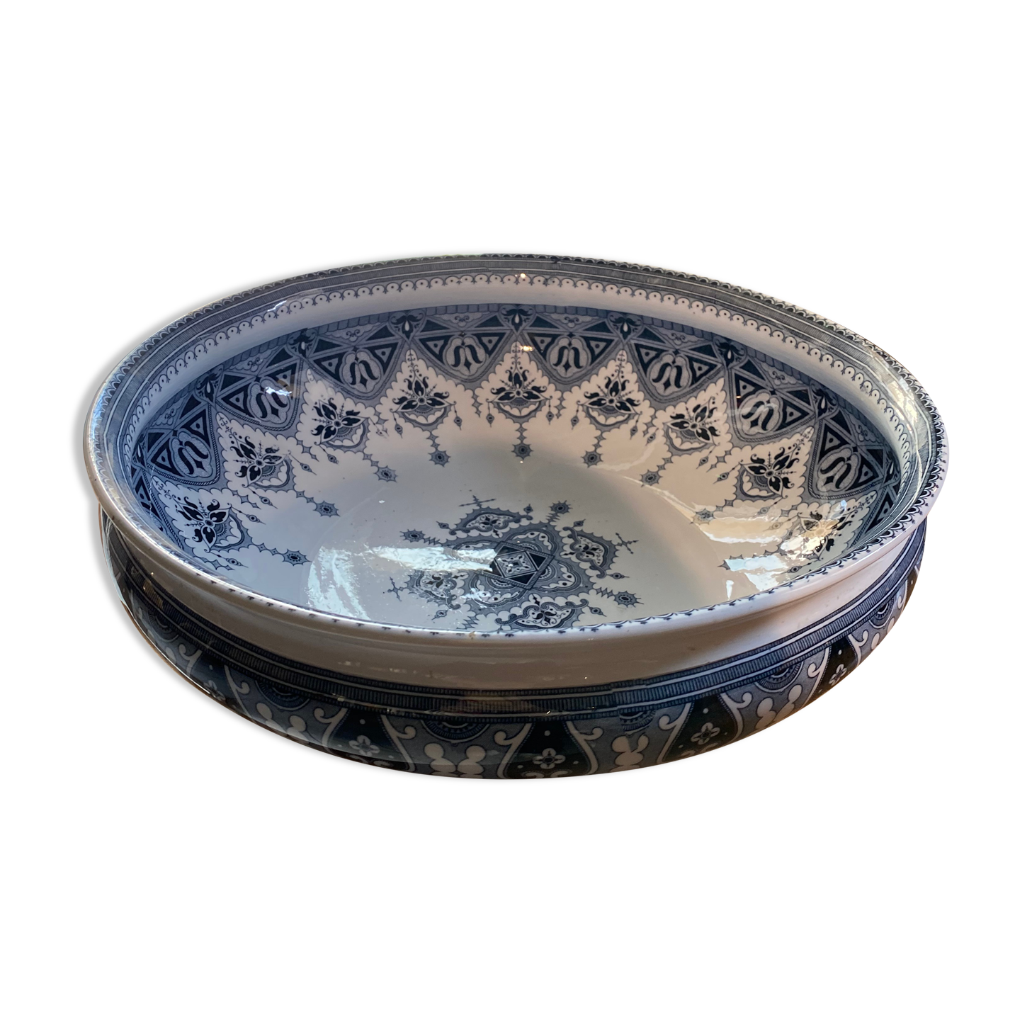 Faience salad bowl Napoleon III