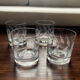 Four whisky glasses
