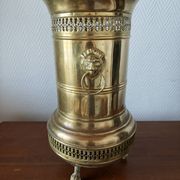 Vintage brass umbrella stand