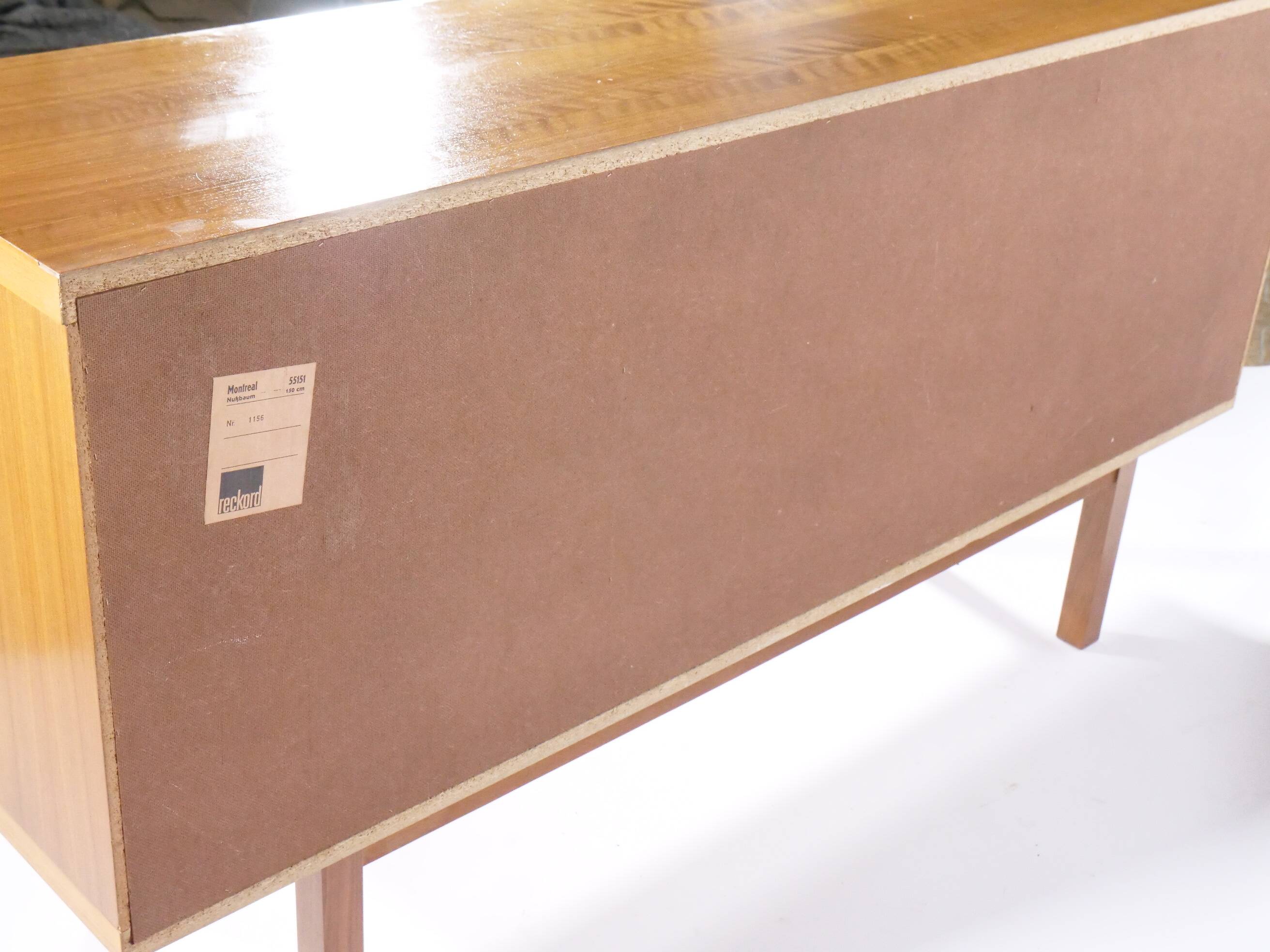 Walnut Sideboard, Mid-Century, 1960s, by Reckord
