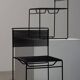Set of four Spaghetti Fly Line chairs for Cmp Padova Italy 1970