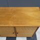 Large blonde Wicker & wood webbing sideboard