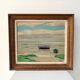 Marine painting by JP. Guinegault - Oil on canvas & gilded frame 60 x 70cm