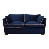 Canapé ancien bleu, Portugal 1980