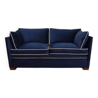 Canapé ancien bleu, Portugal 1980