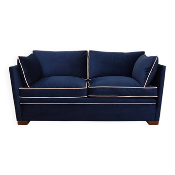 Antique blue Portuguese sofa