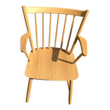 Hay oak wood armchairs