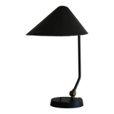 Modern adjustable Danish table lamp in metal, made by Louis Poulsen, 1950s.