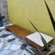 Banquette with storage by Charlotte Perriand