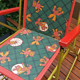 Rocking chair rocking vintage children's flesh