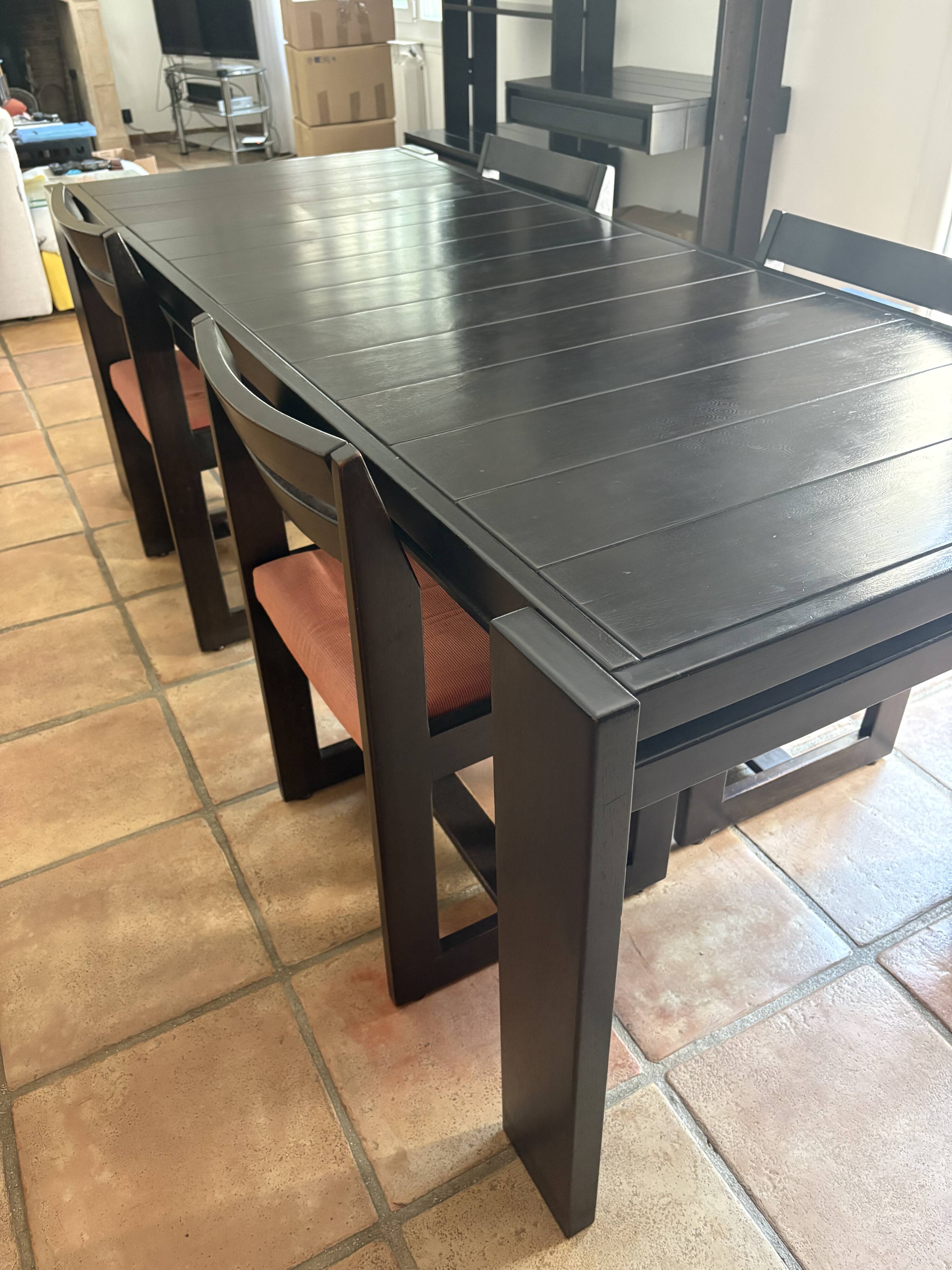 Dining Table Maison Regain in Iroko Wood sold individually