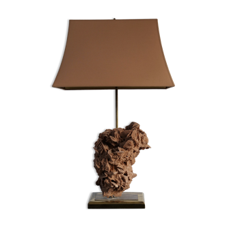 Lampe d'ambiance rose des sables 70's deco