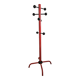 Black and red freestanding coat rack Italy 1980 Italian design style spa