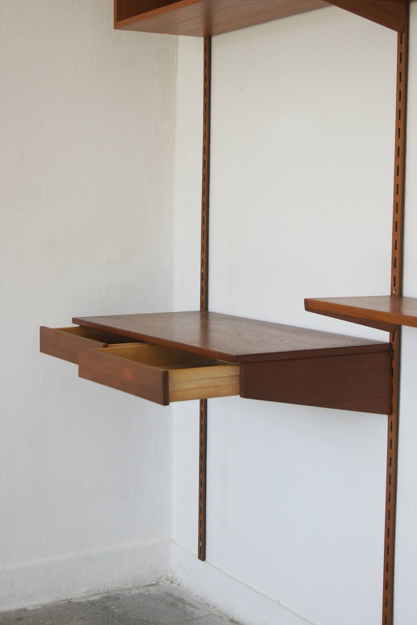 Mid-Century Shelves & Wall Units & Desk by Kai Kristiansen for FM Mobler, 1