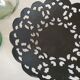 Old black metal tray