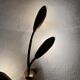 Floral Brass Wall Lamp by Rupert Nikoll