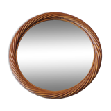 Round rattan mirror Ø40cm