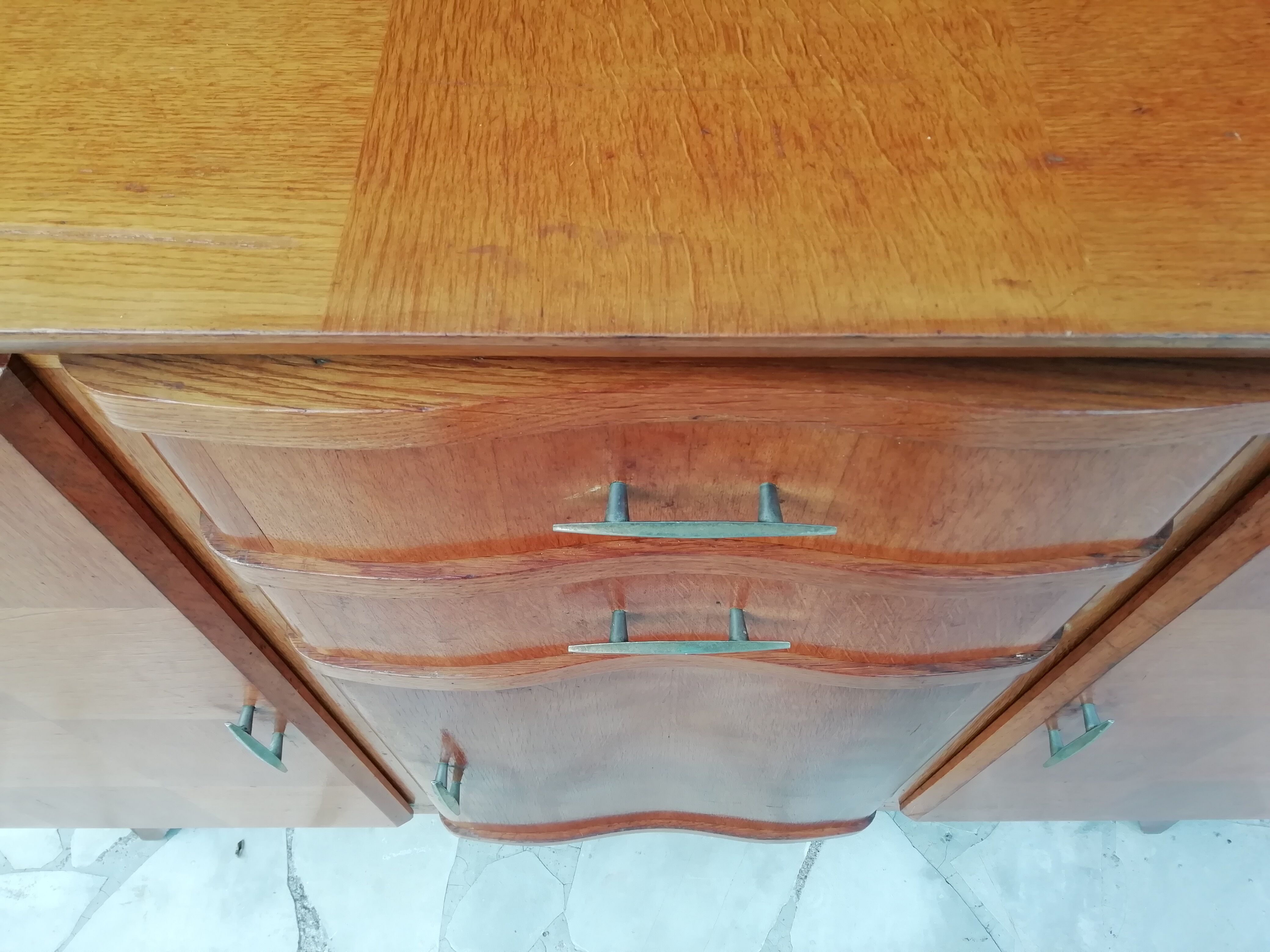 Vintage oak buffet