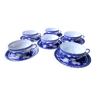 6 Japanese porcelain coffee or tea cups
