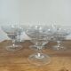 7 coupes à champagne taillées vintage