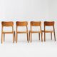 Chaises de salle à manger danoises vintage par Niels Koefoed pour Koefoeds Hornslet, 1960,