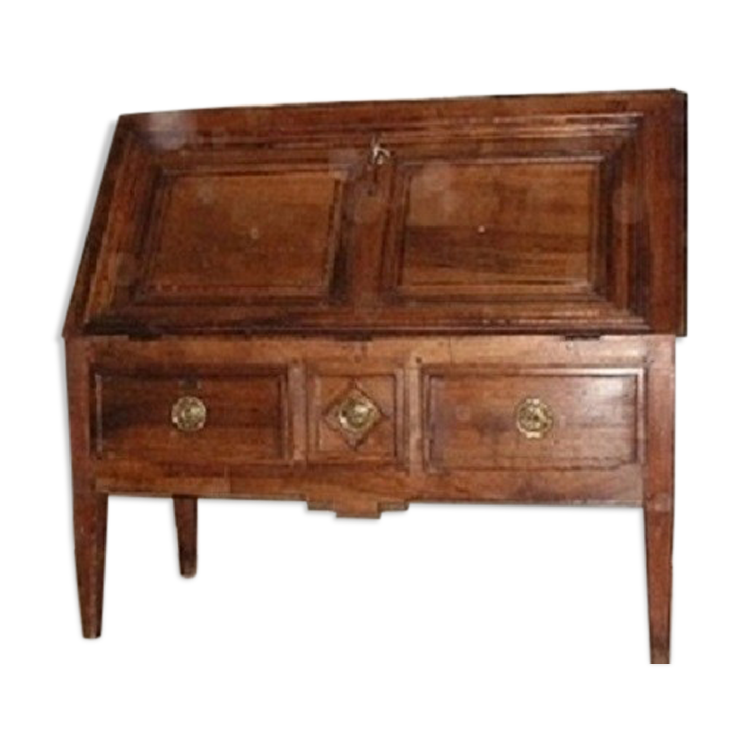 Secretary with a slope of Louis XVI period, authentic