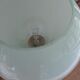 1930s glass lamp and opaline