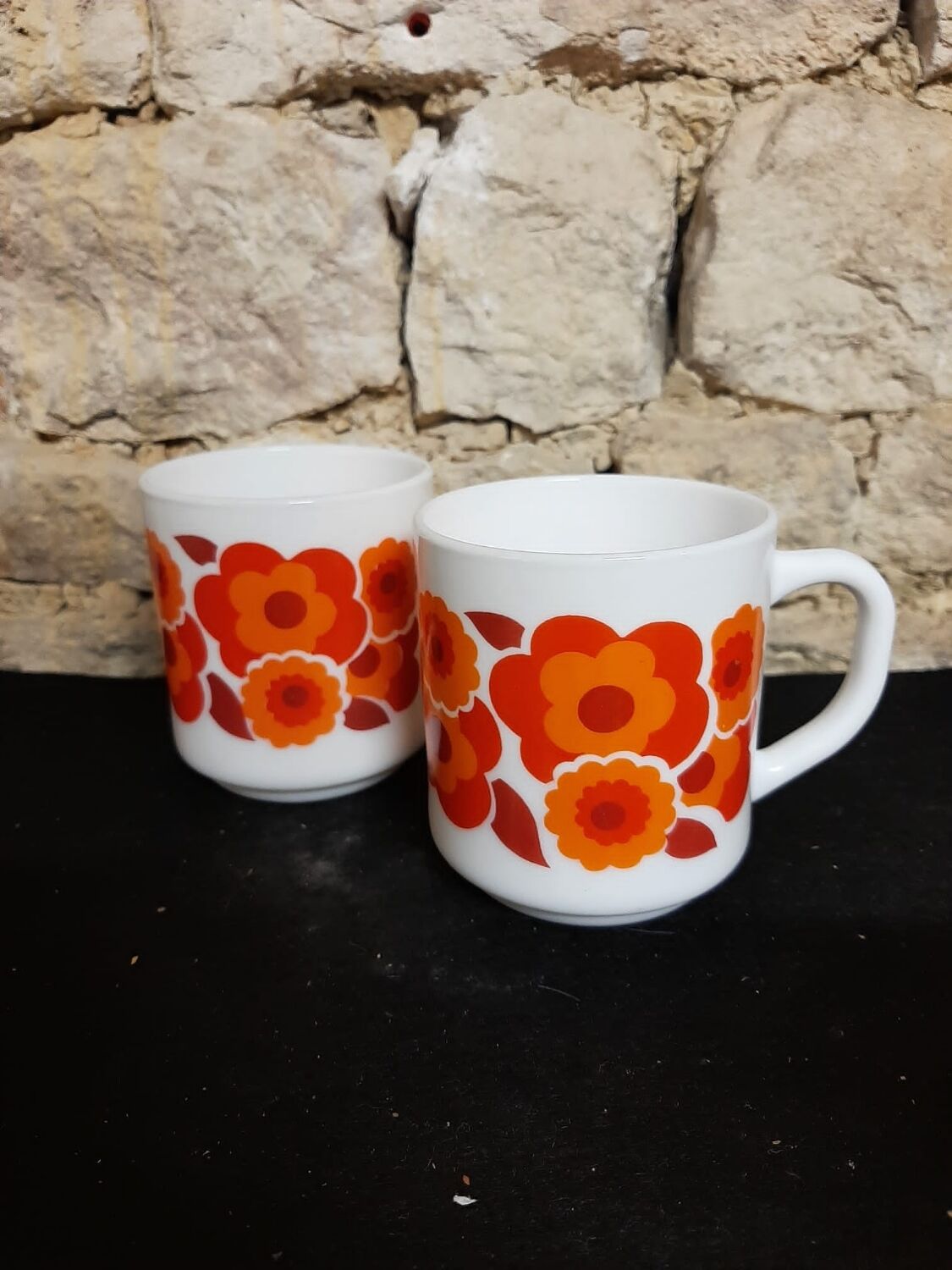 Vintage Arcopal Mugs