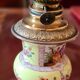 Porcelain and copper oil lamp
