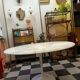 Table Tulip en marbre blanc par Saarinen pour Knoll, 1960