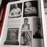 Workshop plaster "1930, Cubist Art Deco sculpture, draped nude woman