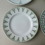 4 old flat plates 23 cm
