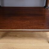 Mahogany curtain coffee table, Louis XVI style – mid-19th century