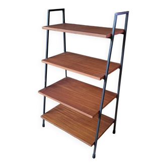 Vintage teak bookcase shelf 60'70'